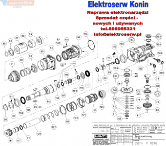 HILTI korbowód do młota TE500, TE56 366228