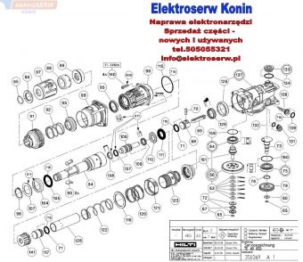 HILTI korbowód do młota TE500, TE56 366228