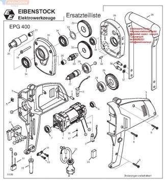 EIBENSTOCK wirnik do zacieraczki tynkarskiej EPG400