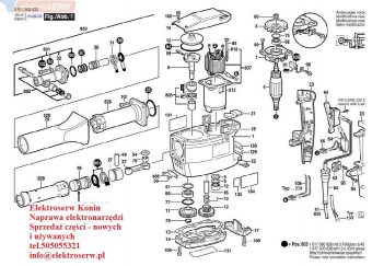 Bosch korbowód do młota USH10 1612001029