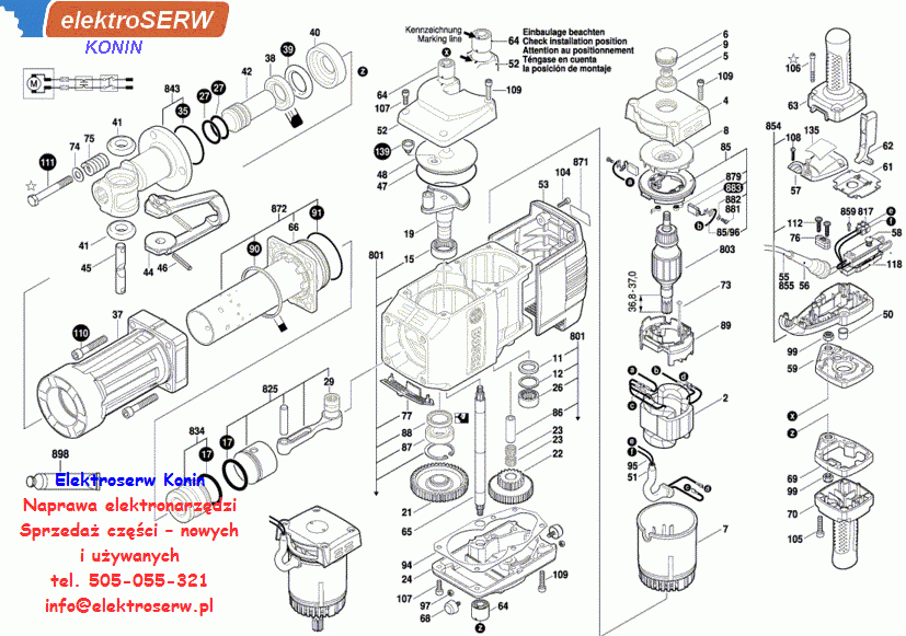 Bosch koło zębate czołowe do GSH 27 VC 1616318009 