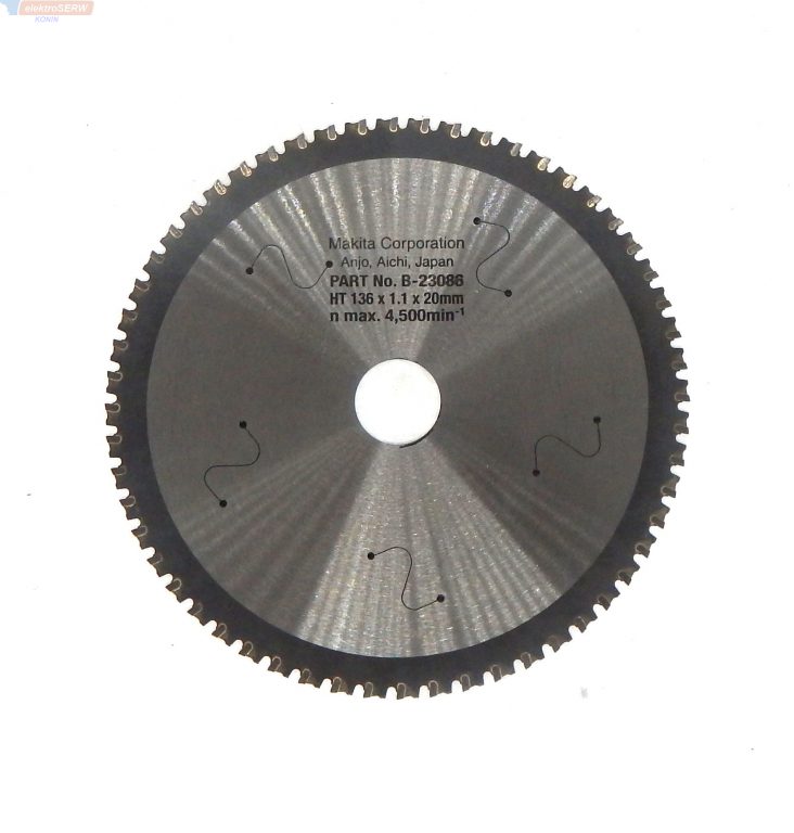 Piła tarczowa Specialized 136x20mm 56Z Tarcza do metalu