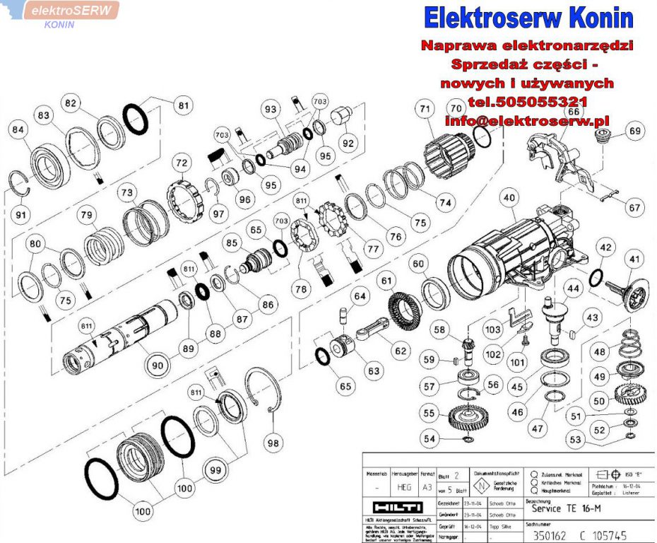Hilti mimośród do młotowiertarki 344764
