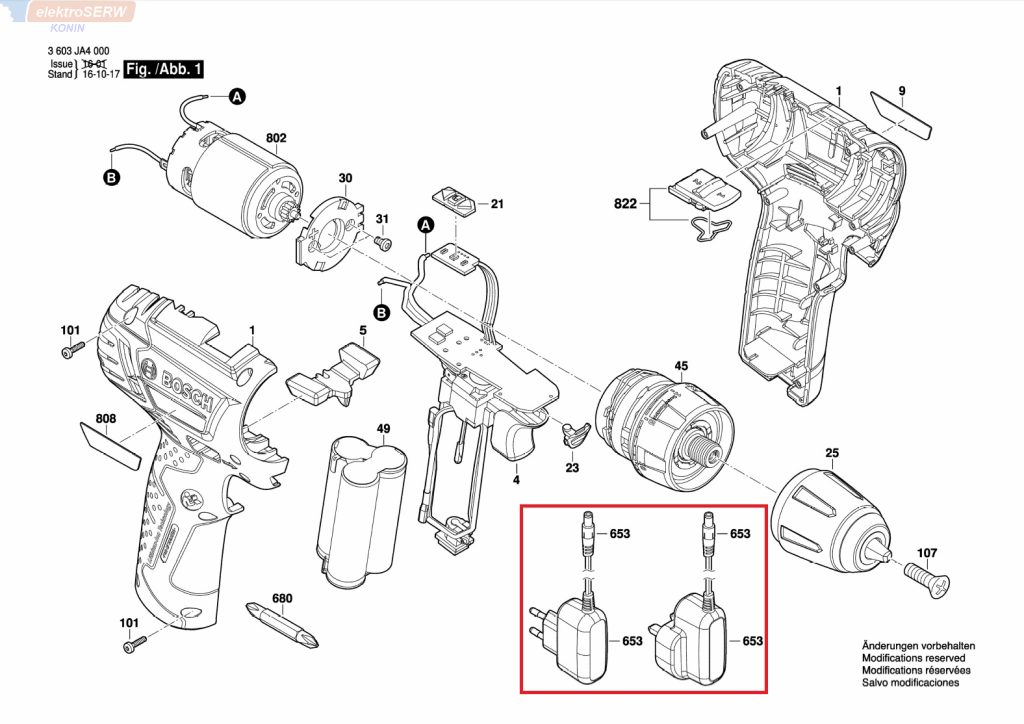 Bosch adapter do ładowania do akumulatorowego wkrętaka PSR 10,8 LI-2