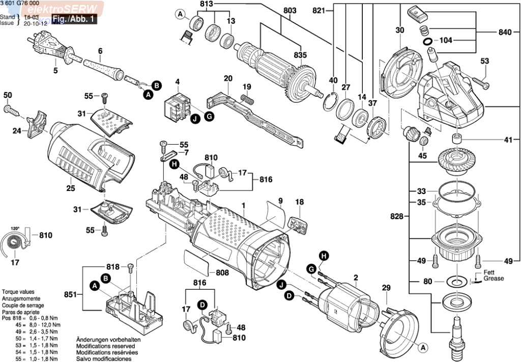 Bosch kołpak odsysania do szlifierki do betonu GBR 15 CA 3605510062