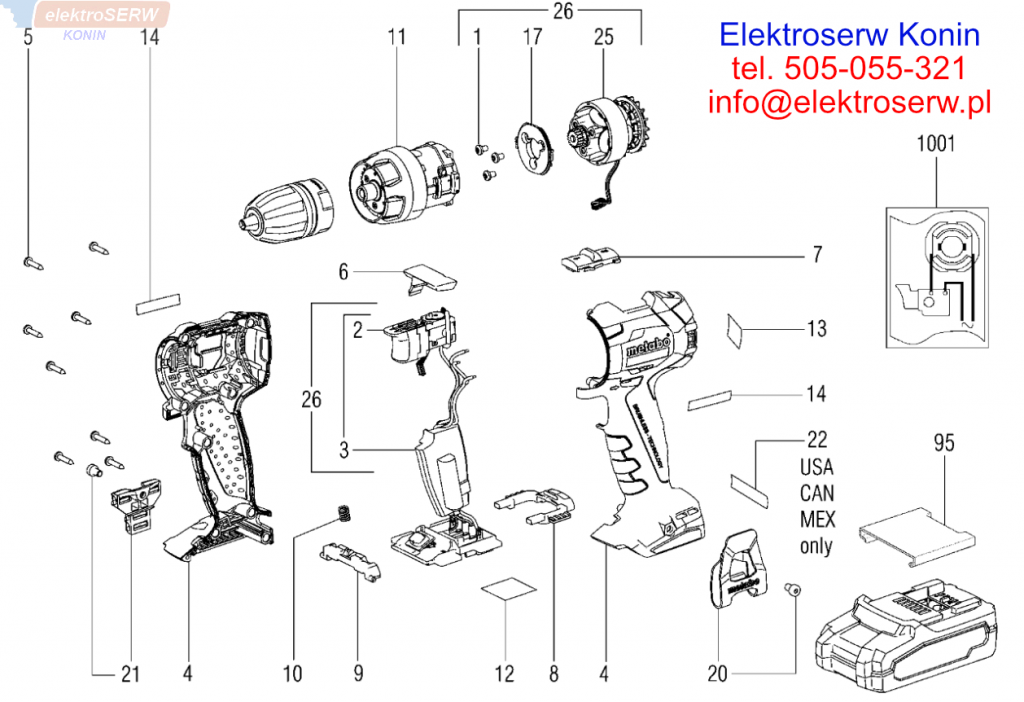 METABO BS 18 LT BL Q WIERTARKO-WKRĘTARKA AKUMULATOROWA schemat