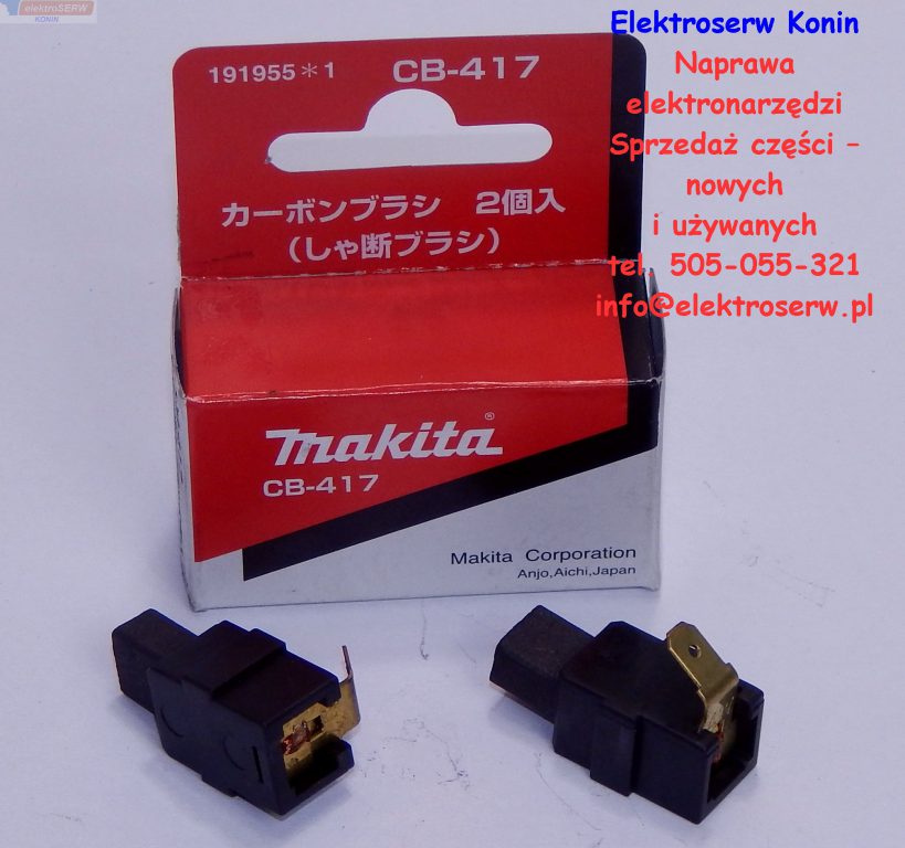 Makita szczotki CB-417 191955-1 HR2400